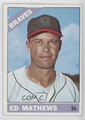 1966 Topps Eddie Mathews Ed Mathews #200 HOF - Image 1 of 2