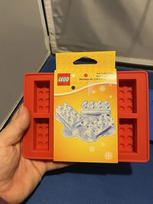 Molde de silicona de ladrillo LEGO, rojo, NUEVO en paquete, cubo de hielo o caramelo Foto 1 de 3