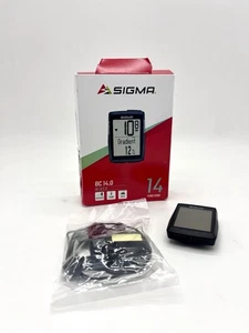 Sigma Sport Fahrrad Computer BC 14.0 WL STS Kabellos Tacho Englische Sprache - Bild 1 von 2