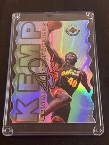 1996 UD Authenticated Command Performers Refractor Die-Cut Shawn Kemp #/5000 - Picture 1 of 5