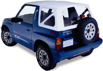 Capote di ricambio bianca adatta per Suzuki Vitara (88-04) capote Softtop Top Cabrio