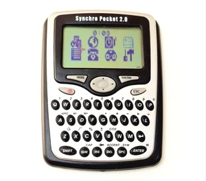 Agenda Elettronica Pixica Synchro Poket 2.0 Vintage da Collezione Calcolatrice - Foto 1 di 8