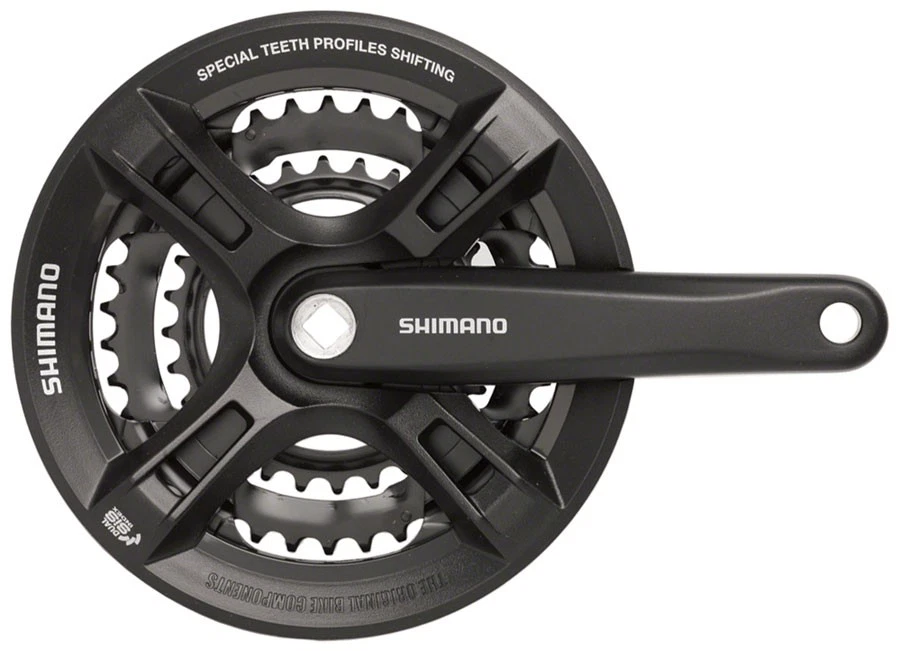 Juego de bielas Shimano Altus FC-M311 175 mm 7/8 velocidades 48/38/28 t remachado negro Foto 1 de 1