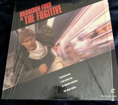 The Fugitive (1993) Widescreen Laserdisc•Harrison Ford•in shrink - Image 1 of 2