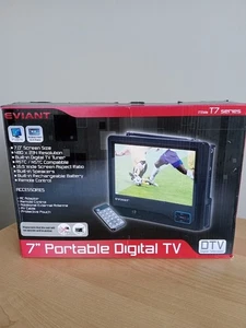 Eviant Model T7 7 Portable Digital TV 7" Portable TV With Antenna - Picture 1 of 21