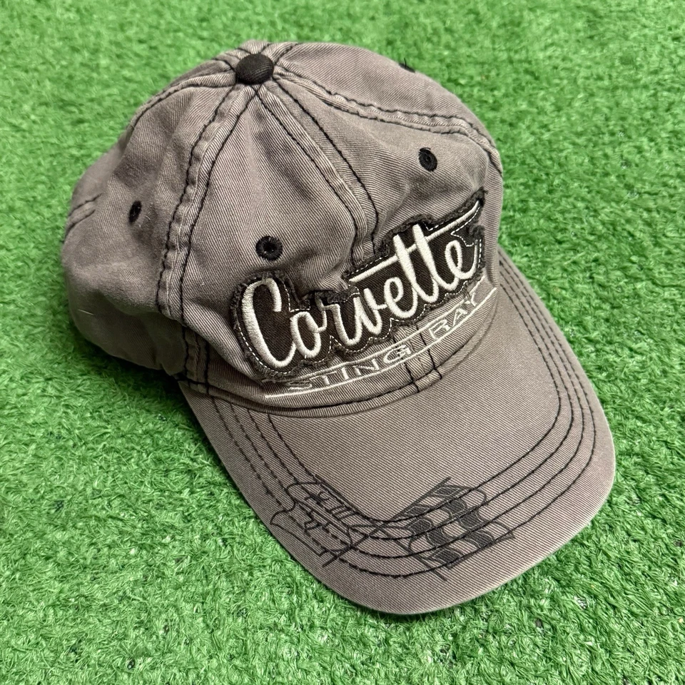 Sombrero gráfico Corvette Stingray gris vintage Y2K talla: sistema operativo Foto 1 de 2