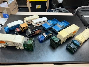 Lot of 11 Vintage Avon Car Truck RV Cologne Bottles Collectible Glass Decanters - Picture 1 of 13
