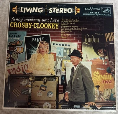 BING CROSBY-CLOONEY Fancy Meeting You Here LP 1958 RCA Victor Record LSP-1854 - Image 1 of 4