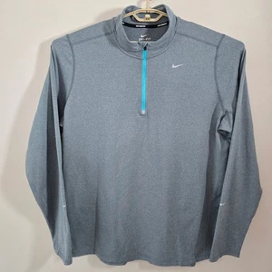 Nike Dri-FIT Element Pullover para Correr Top Para Hombres XL Gris Manga Larga 1/4 Cremallera - Imagen 1 de 8