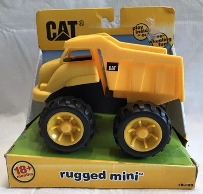CAT Rugged Mini Dump Truck Toy Ages 18+ Months 2009 Toy State CATERPILLAR New - Image 1 of 4