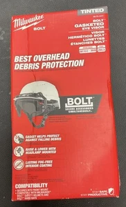 Milwaukee 48-73-1417 Hard Hat Visor,6" H,Tinted,Polycarbonate - Picture 1 of 1