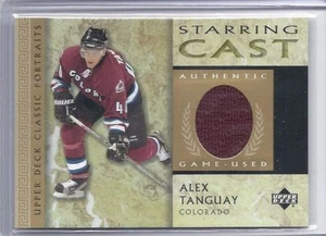 2002/03 UD classic portraits Alex Tanguay SC jersey - Bild 1 von 1