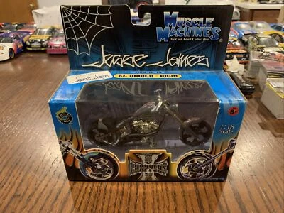 WEST COAST CHOPPERS JESSE JAMES EL DIABLO RIGID 1/18 1:18 Gray/ Black JJ03-18-15 - Image 1 of 4