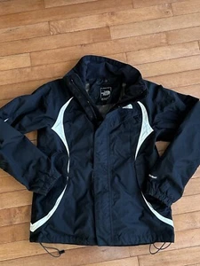 THE NORTH FACE Hyvent wasserdichte Jacke Damen Small schwarz Regenmantel - Bild 1 von 7