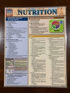 Barcharts Nutrition Quick Study Guide - Picture 1 of 1