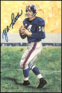Y.A. Tittle Autographed Signed 1989-97 Goal Line HOF #88 JSA Authentic - Picture 1 of 2