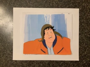 Back To The Future Original Hand Painted Animation Cel W/ COA & Background - Picture 1 of 3