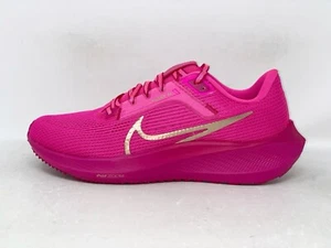 Nike Air Zoom Pegasus 40 Gold Fierce Pink Sneakers, Size 8 BNIB DV3854-601 - Picture 1 of 8