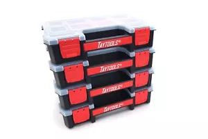 Taytools 10 Compartment Small Parts Organizer Box - Dual Latch Portable Tool ... - Picture 1 of 5