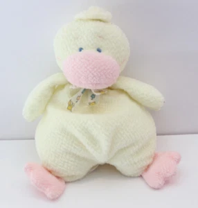 Vintage Carter’s By Prestige Toys Baby Thermal Duck Lovey With Bow 8” - Picture 1 of 4