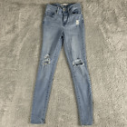 Lev's Damskie 721 High Rise Skinny Jeans 25 Lekkie postarzone zniszczone