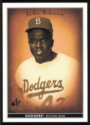2002 SP Legendary Cuts #37 Jackie Robinson - Image 1 of 2