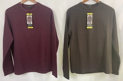 Banana Republic Texturizado Doble Tejido Manga Larga Crew Nuevo con Etiquetas Foto 1 de 4