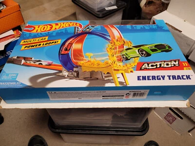 Hot Wheels Action Energy Track Set NEW SEALED by Mattel - Image 1 of 2