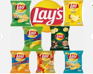 7X LAYS LAY'S POTATO CHIPS CRISPY THAI SNACK ASIA FOOD PARTY GIFT YUM PACK /42g. - Picture 1 of 7