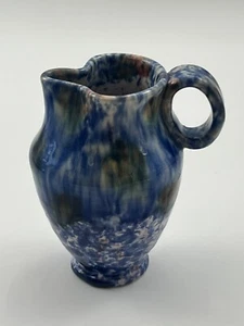 *4” Creamer Pitcher Italian Pottery Ceramic Marked Italy - Picture 1 of 5