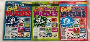 Lot(3) Good Time Easy Variety Puzzles Books 2024/25 May, June, February - Picture 1 of 1