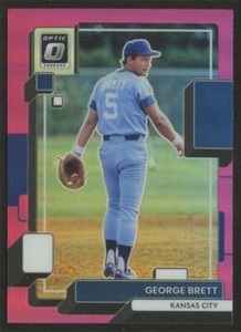 2022 DONRUSS OPTIC PINK GEORGE BRETT #114