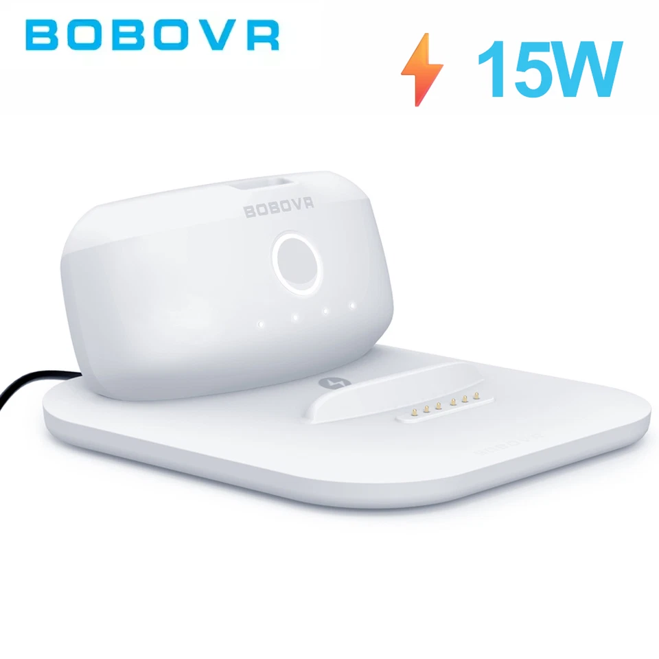 BoboVR Ladestation Ladegerät 15W für BoboVR B2 externe Akkus + B2 Akku - Bild 1 von 4
