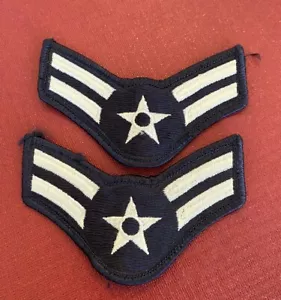 Menge 2 USAF US Air Force Airman 1. Klasse Schulter Patch 4 Zoll - Neu aus altem Lagerbestand - Bild 1 von 2