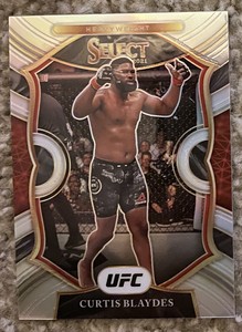 2021 Panini Select UFC Concourse Silver Prizm Curtis Blaydes #60
