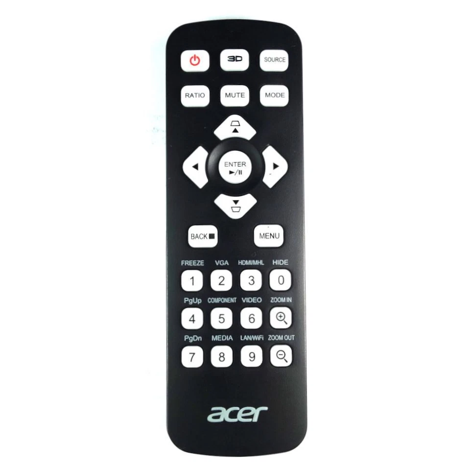 NEW Genuine Acer X138WH Projector Remote Control - Image 1 of 1