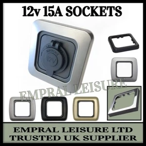 Campervan 12v 15A Cigarette Socket CBE C-Line Caravan Motorhome 12v 24v Sockets - Picture 1 of 24