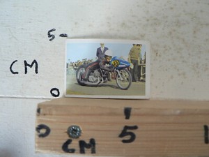 STICKER,DECAL HENK VINK KAWA 3-CYL. 750 DRAGRACE MOTO ALBUM CARD VANDERHOUT 165