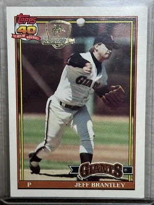 1991 Topps Operation Desert Shield #17 Jeff Brantley San Francisco Giants NM - Image 1 of 2