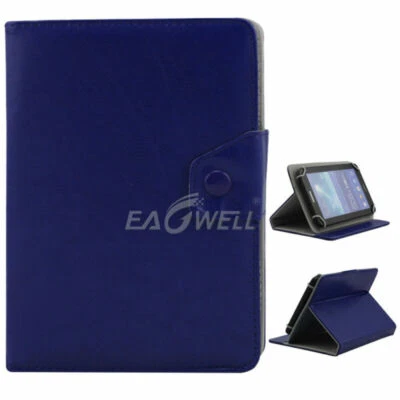 For 10"~10.1" Tablet Universal PU Leather Flip Stand Case Folding Folio Cover - Image 1 of 4