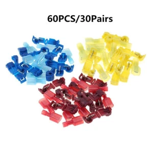 60PCS/30Pairs High Quality Brass PP 22-10 AWG Quickly Splice Connectors - Picture 1 of 11