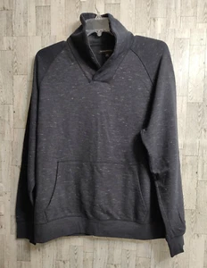 Banana Republic Factory Men's Gray Pullover Cowl Neck long sleeve pocket Size XL - Bild 1 von 10
