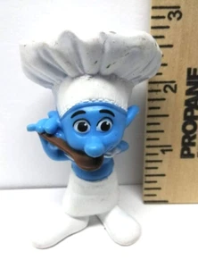 Figura de acción McDonald's 2011 3" juguete azul Pitufo chef pitufo - Imagen 1 de 5