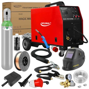 Weldman Magic MIG 250 200amp Welder MIG/MAG MMA 230V/400V - set no.5 - Picture 1 of 12