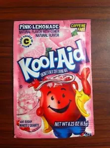 10 Packs Kool Aid Pink Lemonade Flavor Drink Mix Packet NEW Gluten Free FREE SHP - Picture 1 of 1