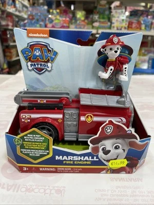 Spin Master Paw Patrol, Camion dei Pompieri di Marshall Originale Nuovo Negozio - Immagine 1 di 4