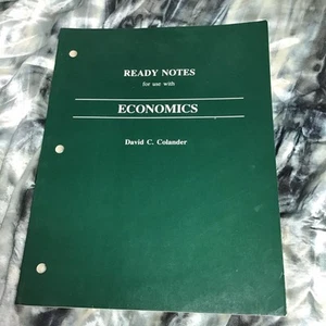 ready notes for use with economics david c colander - Picture 1 of 7