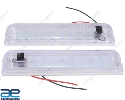 2x Roof Ceiling Interior Bright Light Lamp 12v Car Van Jeeps TukTuk GEc - Image 1 of 4