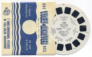 Carrete View-Master 336 Great Smoky Mountains National Park Tennessee 1948 - Imagen 1 de 1