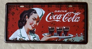 Drink Coke License Plate - Picture 1 of 2